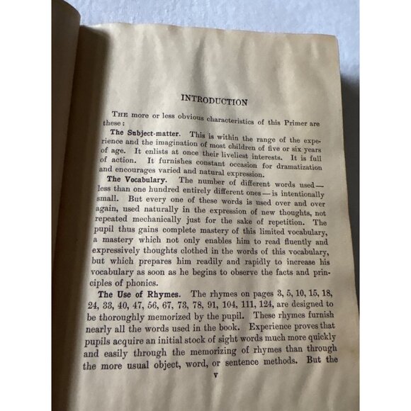 The Aldine Readers A Primer By Bryce & Spaulding 1907 Hardcover Book With Illust - Picture 7 of 16